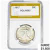Image 1 : 1917 Walking Liberty Half Dollar PGA MS63