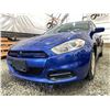 Image 2 : A12G -- 2014 DODGE DART, BLUE, 111089 KMS, FRONT WHEEL DRIVE