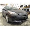 Image 8 : 0D -- 2013 MAZDA 3I, BLACK, 170518 KMS, FRONT WHEEL DRIVE