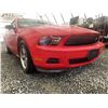 Image 8 : 0F -- 2011 FORD MUSTANG, RED, 183010 KMS