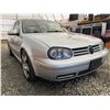 Image 8 : 20 -- 2001 VW GTI GLX, SILVER, 191790 KMS, FRONT WHEEL DRIVE,