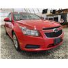 Image 8 : 0M -- 2014 CHEVY CRUZE, RED, 154148 KMS, FRONT WHEEL DRIVE
