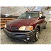 Image 2 : 211 -- 2003 PONTIAC MONTANA, Red, 277416 KMS
