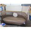 Image 14 : Woven Spartan Outdoor Daybed by Neoteric Luxury 104" x 54" x 44"H (Cushion Stained)