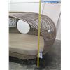 Image 18 : Woven Spartan Outdoor Daybed by Neoteric Luxury 104" x 54" x 44"H (Cushion Stained)