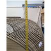 Image 19 : Woven Spartan Outdoor Daybed by Neoteric Luxury 104" x 54" x 44"H (Cushion Stained)