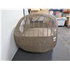 Image 3 : Woven Spartan Outdoor Daybed by Neoteric Luxury 104" x 54" x 44"H (Cushion Stained)