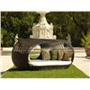 Image 5 : Woven Spartan Outdoor Daybed by Neoteric Luxury 104" x 54" x 44"H (Cushion Stained)