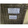 Image 8 : Woven Spartan Outdoor Daybed by Neoteric Luxury 104" x 54" x 44"H (Cushion Stained)