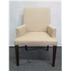 Image 1 : Koda Upholstered Armchair w/ Wooden Legs 24" x 16" x 37"H