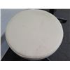 Image 3 : Qty 2 Round Adjustable-Height Stools 15" Dia, 20-28"H, Modern, Minimalist