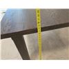 Image 8 : Tall Large Wooden Counter Height Table 60" x 66" x 34"H
