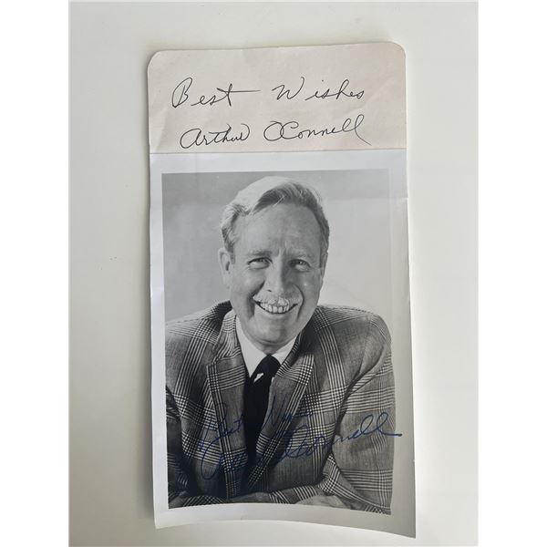 Picnic Arthur O'Connell signed photo