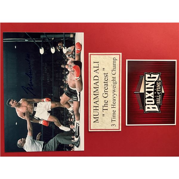 Muhammad Ali signed photo
