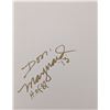 Image 1 : NFL Hall Of Famer Don Maynard Autograph