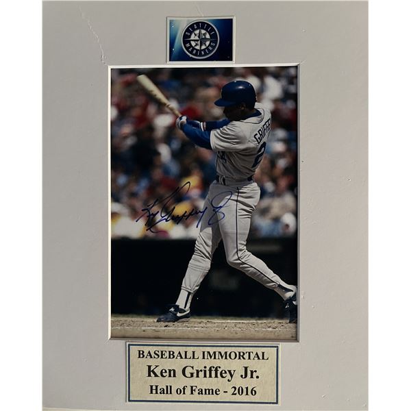 Ken Griffey Jr signed photo