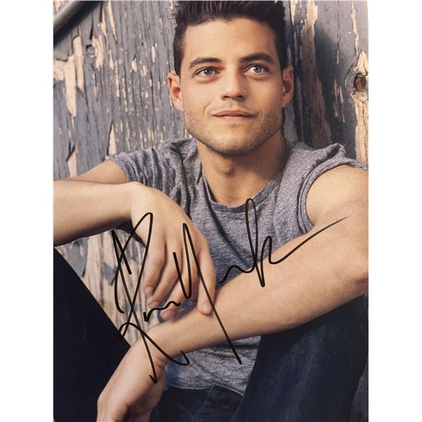 Rami Malek signed photo