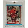 Image 1 : #22 SIGNED #14 THOREN FLEURY CALGARY FLAMES CARD