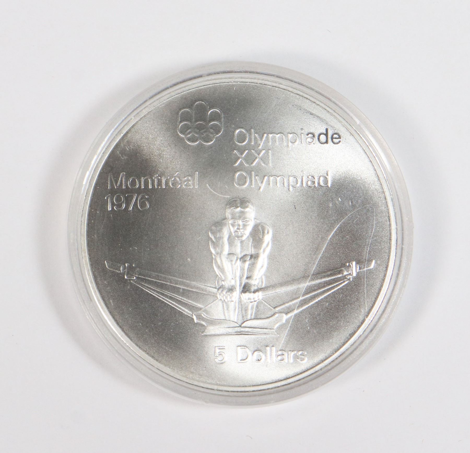35 1976 CANADIAN 5 DOLLAR SILVER COIN OLYMPICS 35-1976-canadian-5-dollar-silver-coin-olympics