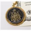 Image 2 : #66 1965 CANADA FIFTY CENTS SILVER COIN / KEYCHAIN