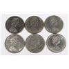 Image 2 : #68 LOT 6 CANADA DOLLARS 1968 TO 1973 ASSORTED