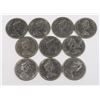 Image 2 : #70 LOT OF 10 CANADA FIFTY CENT COINS 1968 TO 1985