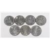 Image 1 : #71 WW2 CANADIAN VICTORY NICKEL LOT OF 7 1944 1945