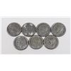 Image 2 : #71 WW2 CANADIAN VICTORY NICKEL LOT OF 7 1944 1945