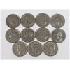 Image 2 : #72  CANADA LOT OF 11 NICKEL COIN  1940 TO 1951