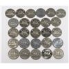 Image 1 : #73  LOT OF 26 CANADIAN NICKELS 1938 TO 1973