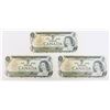 Image 1 : #90 LOT OF 3 1973 CANADA ONE DOLLAR SEQUENTIAL
