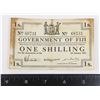 Image 1 : #105 WW2 GOVERNMENT OF FIJI ONE SHILLING  1942