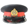 Image 1 : #169 MEDICINE HAT POLICE SERVICE VISOR W/CAP BADGE