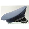 Image 5 : #213 BULGARIAN POLICE OFFICER'S VISOR CAP W/ BADGE