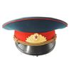 Image 2 : #214 SOVIET RUSSIAN MILITIA VISOR HAT WITH BADGE