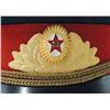 Image 3 : #214 SOVIET RUSSIAN MILITIA VISOR HAT WITH BADGE
