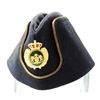 Image 1 : #225 DANISH POLICE WEDGE CAP 1970'S W/ BADGE