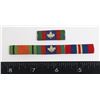 Image 1 : #268 WW2 RIBBON BAR CVSM DEFENCE 1939 1945 WAR