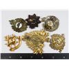 Image 2 : #288 LOT WORN CAP BADGES  WW1 CANADIAN ENGINEERS