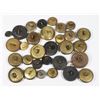Image 2 : #318 30 MILITARY BUTTON LOT W/ POLICE FORCE BUTTON