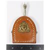 Image 1 : #417 1940'S RCMP COLLAR BADGE SPUR DESK ORNAMENT