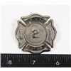 Image 1 : #549  BELMONT FIRE DEPARTMENT  #2 USA CAP BADGE