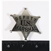 Image 1 : #587 DEPUTY U.S. MARSHAL POLICE BADGE ALLEN STAMP