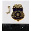 Image 1 : #592 U.S. CUSTOMS TREASURY SPECIAL AGENT BADGE