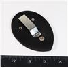 Image 2 : #604 POLICE SHIELD BADGE LEATHER CLIP HOLDER