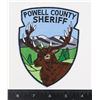 Image 1 : #633 POWELL COUNTY SHERIFF PATCH  UNITED STATES