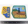 Image 1 : #744 LOT RCMP PATCH BADGES LLOYDMINSTER PEACE R