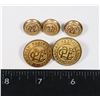 Image 1 : #786 RAILROAD CANADIAN PACIFIC EXPRESS BUTTON LOT