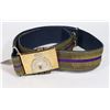 Image 1 : #810 RCMP POST 1954 OFFICERS SWORD BELT W/ BUCKLE