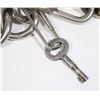 Image 2 : #835 UNMARKED 1880S TOWERS DOUBLE LOCK LEG IRONS